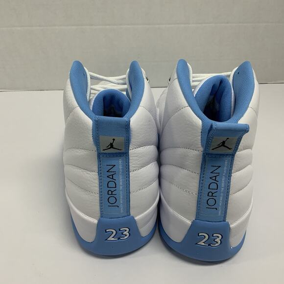 Air Jordan 12 Retro Melo 2025 CT8013 112 Size 9 Men White University Blue UNC main image 4
